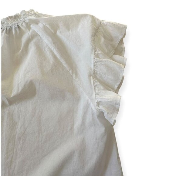 Veronica Beard White Milly Shirt, Size M, New with tag - Picture 12 of 14